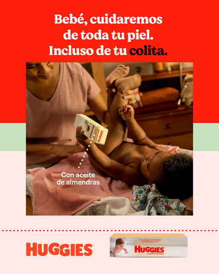 Crema Protectora Huggies Con Aceite De Almendras X 80 Gr